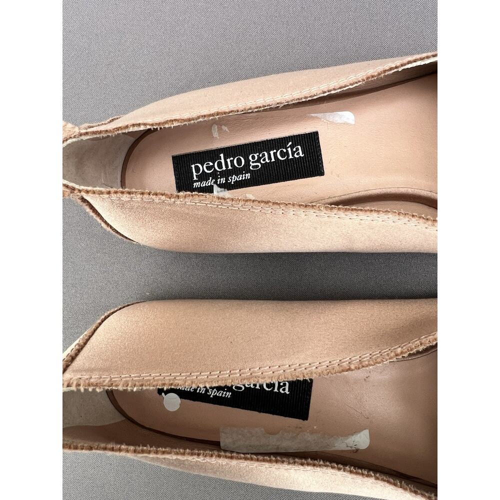 PEDRO GARCÍA Satin Loafers Women’s Antique Rose 7 US / 37 EU - Picture 8 of 12